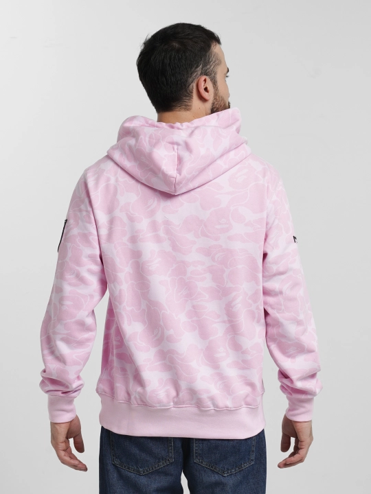 Худи Bape HOODIE BAPE X INTER MIAMI с камуфляжом и капюшоном, унисекс