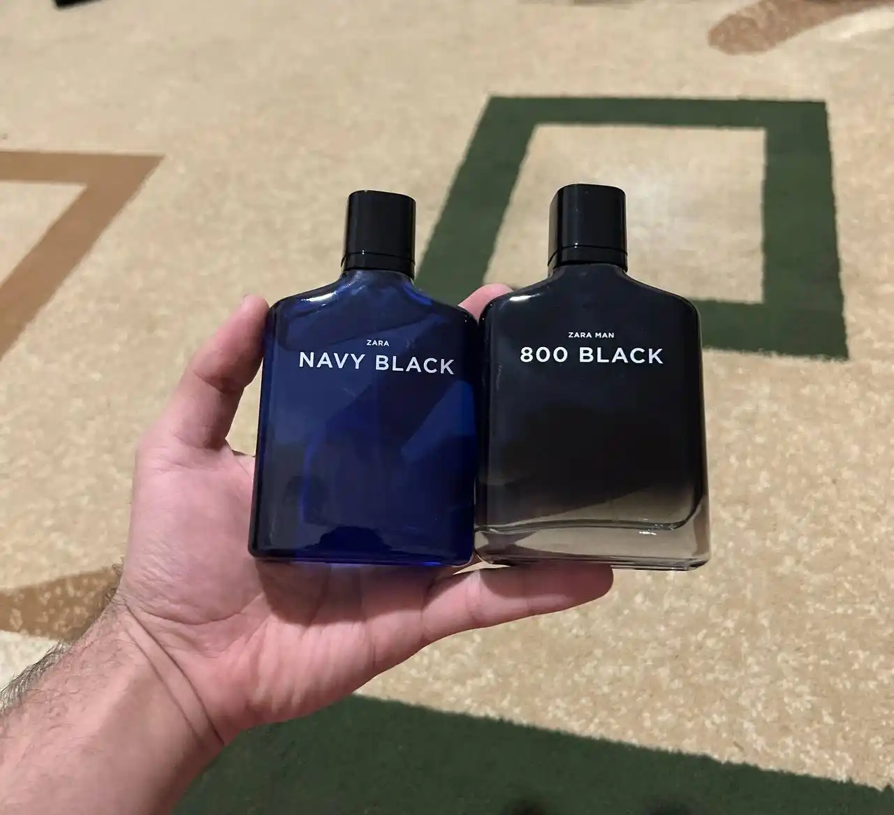 Туалетная вода для мужчин ZARA 800 Black 100 мл + Navy Black 100 мл