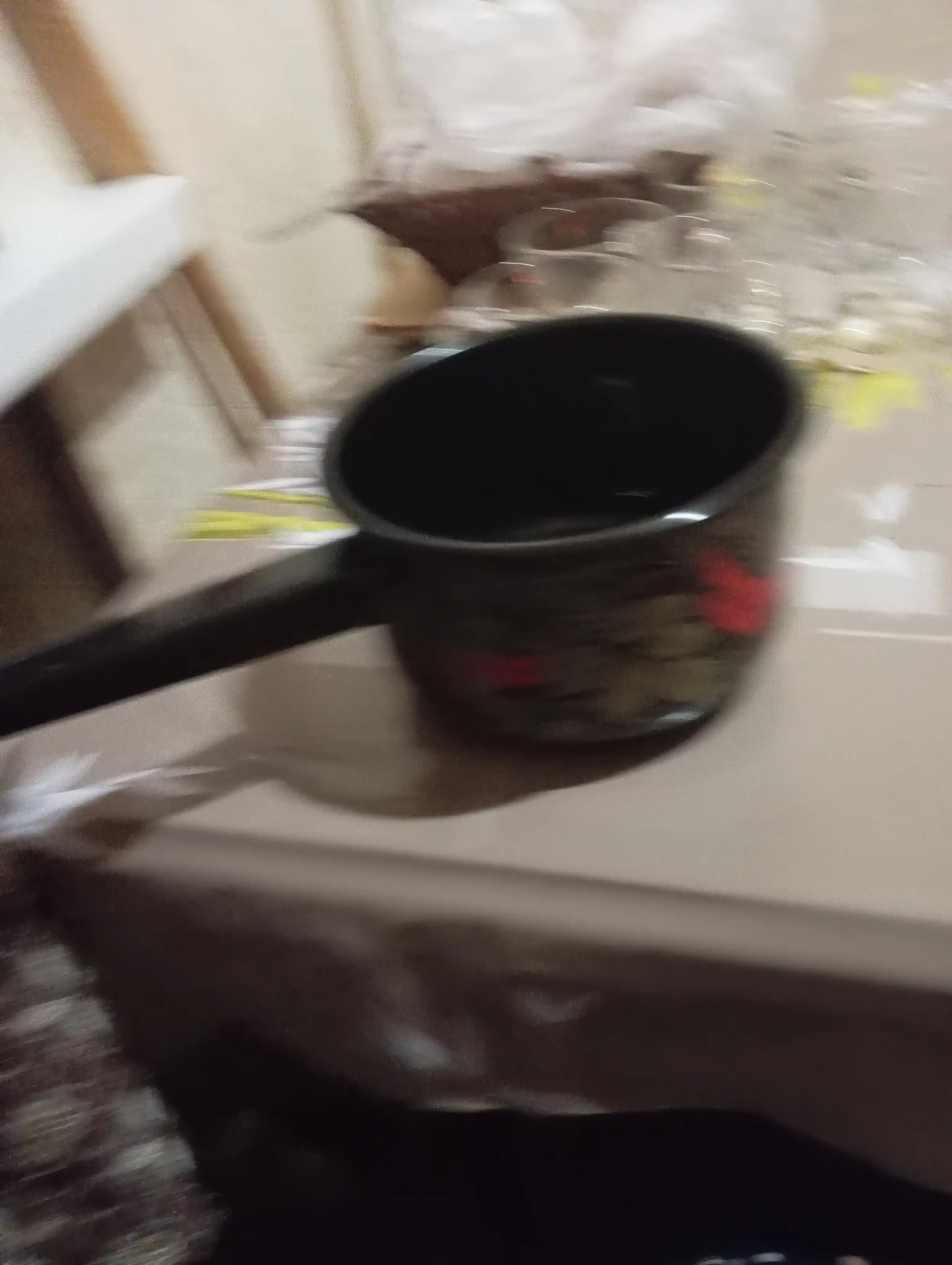 Po'latdan yasalgan va sirlik oshxona idishi, naqshli kovsh, issiqqa chidamli emal, 1.5 litr