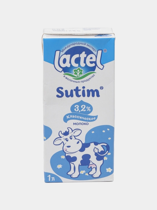 Sut Lactel Sutim, sterillangan, 3.2%, 1 litr - 