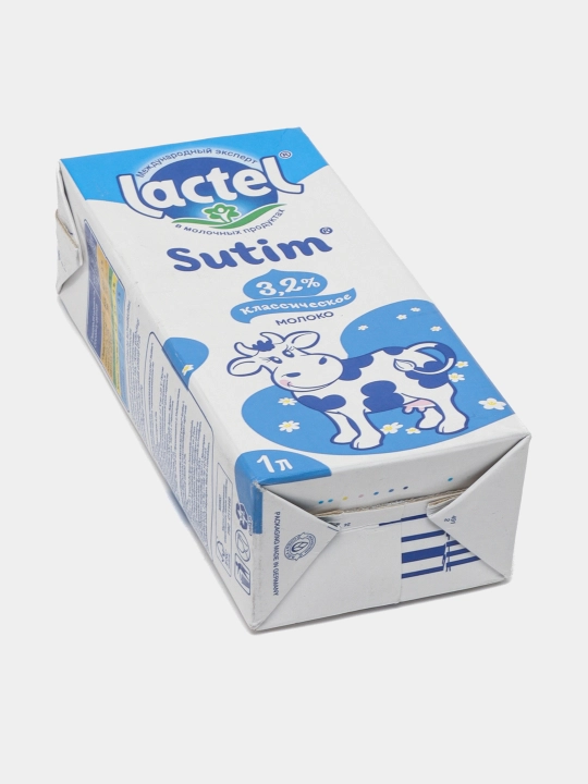 Sut Lactel Sutim, sterillangan, 3.2%, 1 litr