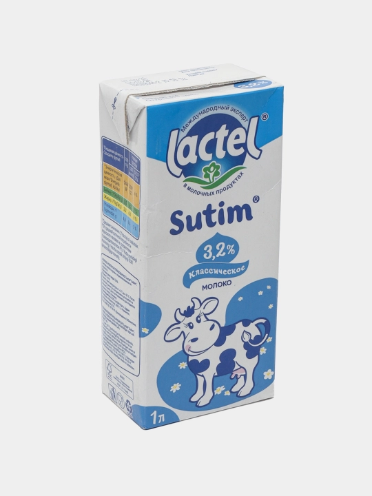 Sut Lactel Sutim, sterillangan, 3.2%, 1 litr