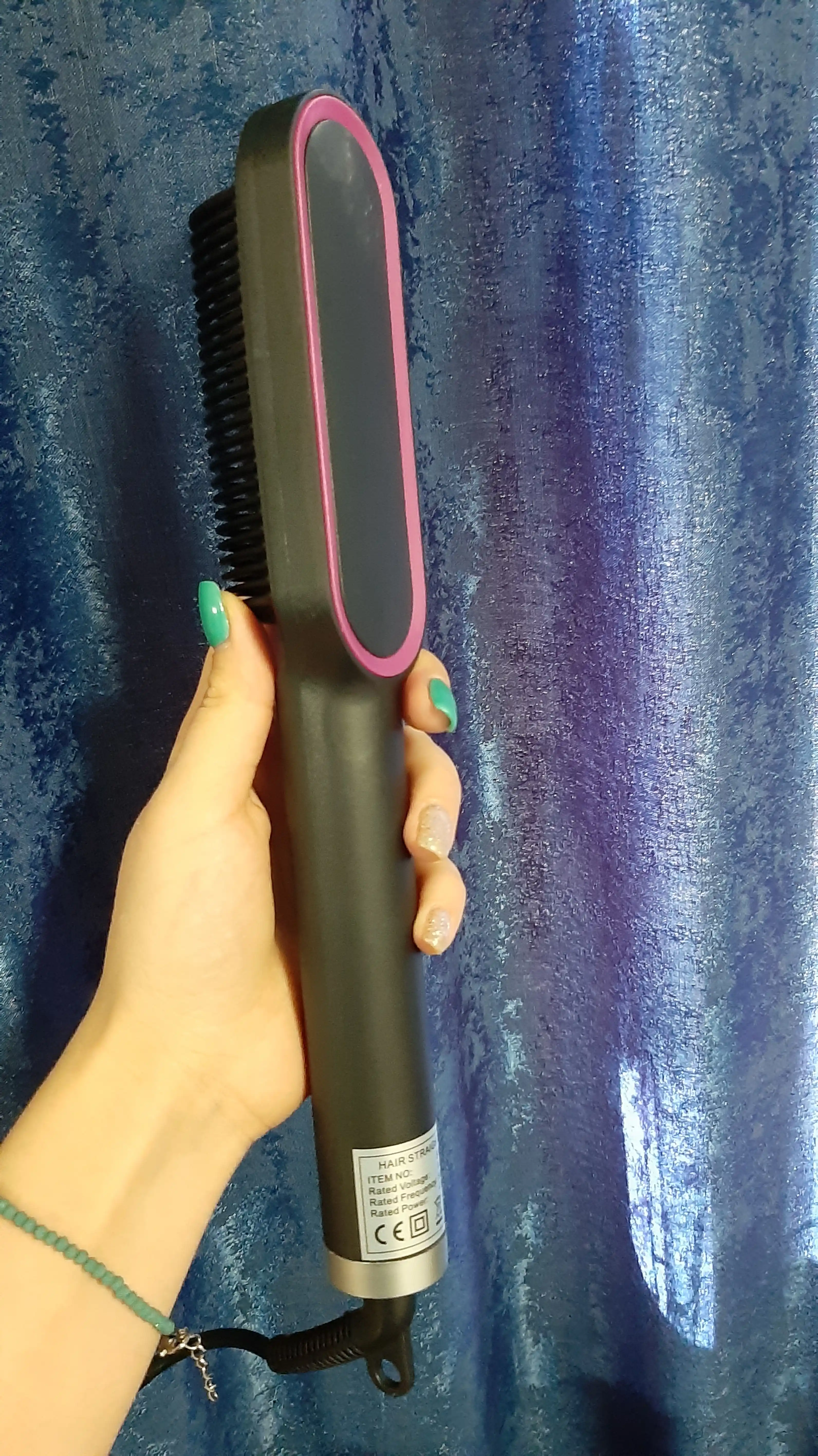 Soch tekislagich taroq elektr professional keramik ionizatsiyali ütü mini to'g'irlagich