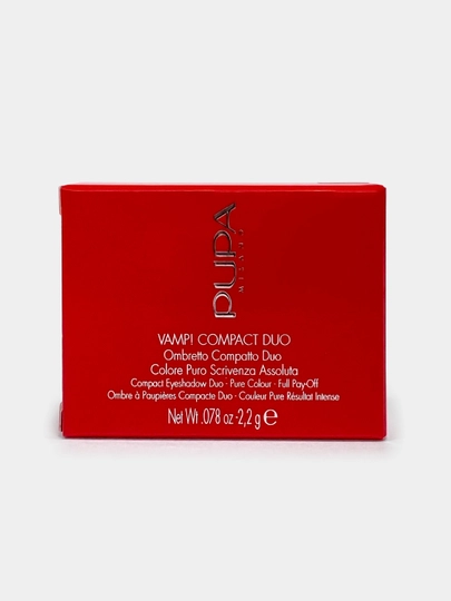 Qovoqlar uchun soyalar, Pupa Vamp! Compact Duo Eyeshadow, 2.2 g