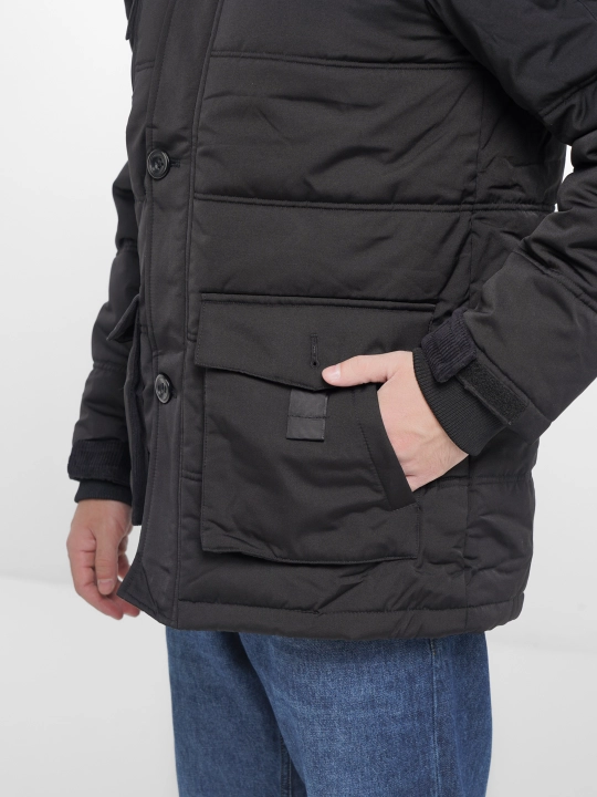 Erkaklar kurtkasi, alyaska Menschwear, moynali, -20С gacha