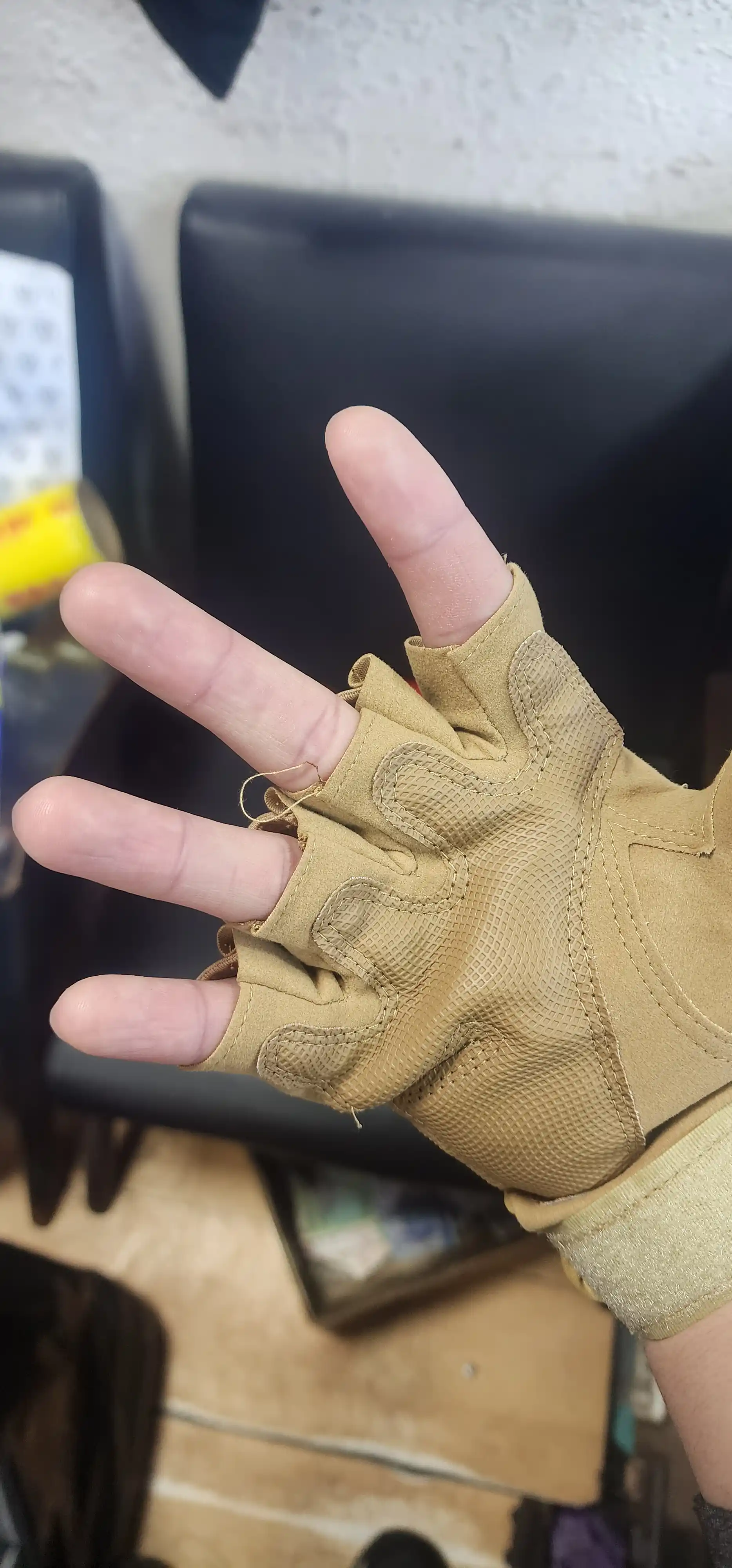 Тактические перчатки без пальцев, шингалка, XL