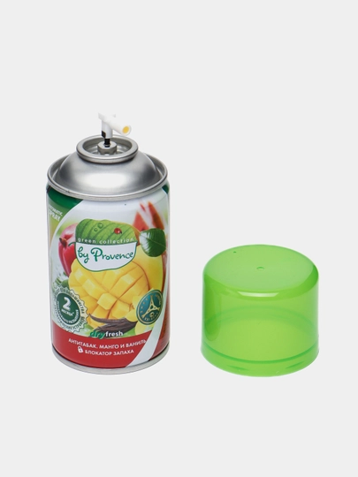 Освежитель воздуха Green collection by Provence, манго и ваниль, автоматический, 250 мл — SPLAT-P0C14CA