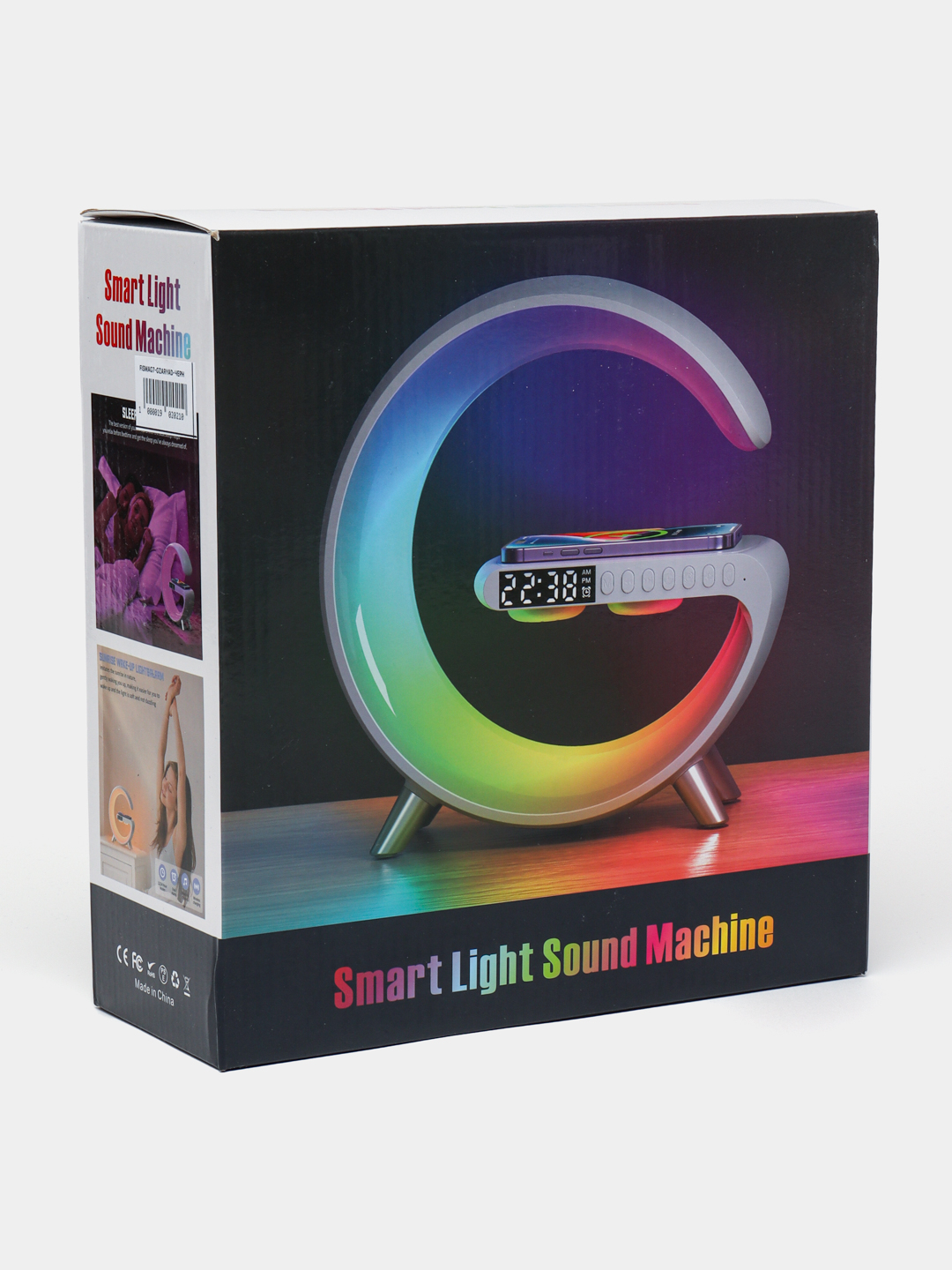 Беспроводная зарядная настольная подставка, RGB светильник, музыкальная ...