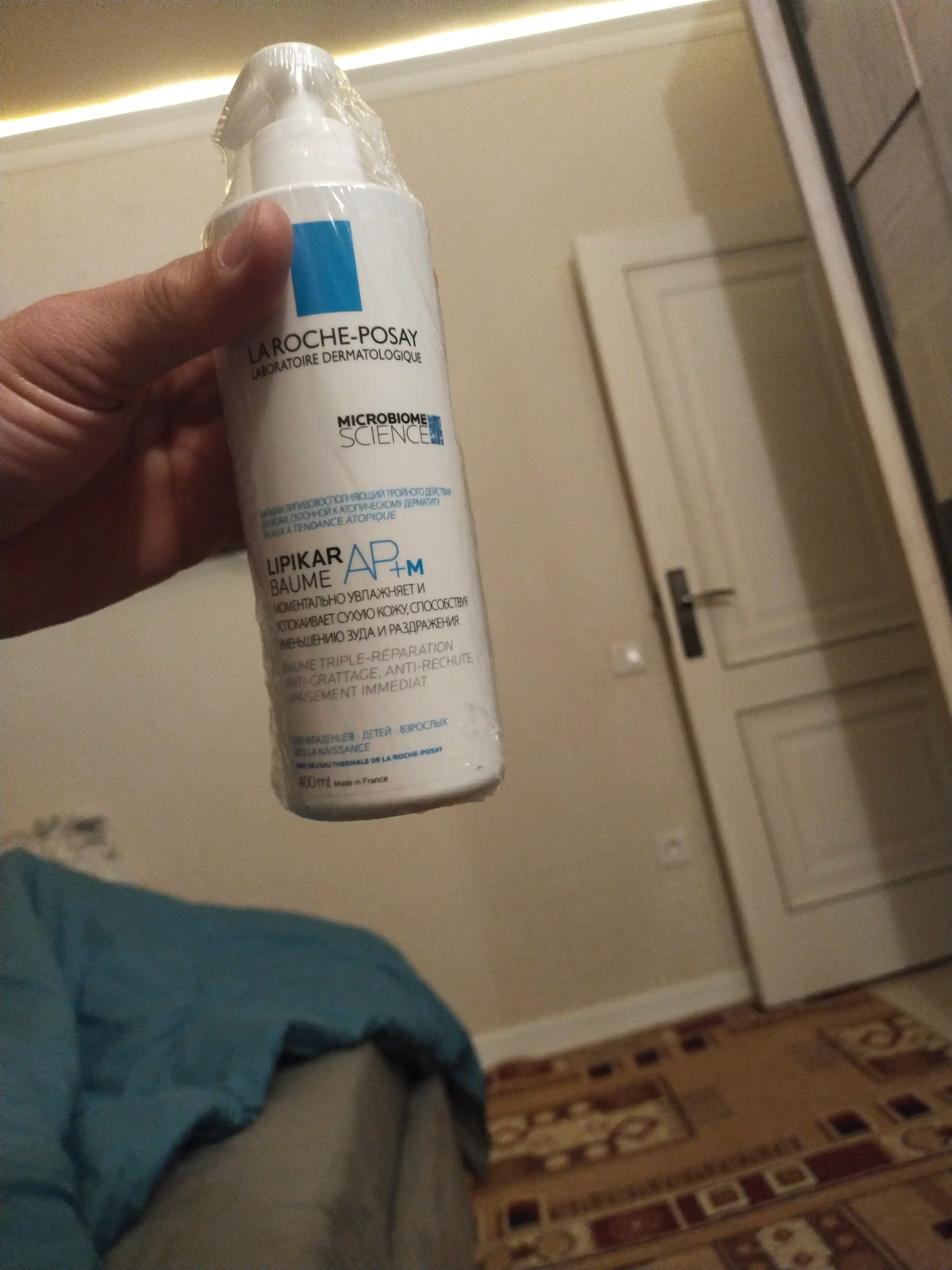 Lipitni to'ldiruvchi balzam LA ROCHE-POSAY LIPIKAR AP+M, yuz va tana uchun uch tomonlama harakat, 400 ml