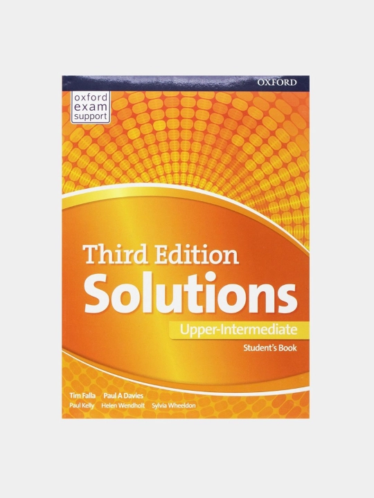 Solutions. Upper-intermediate, student's book and Workbook