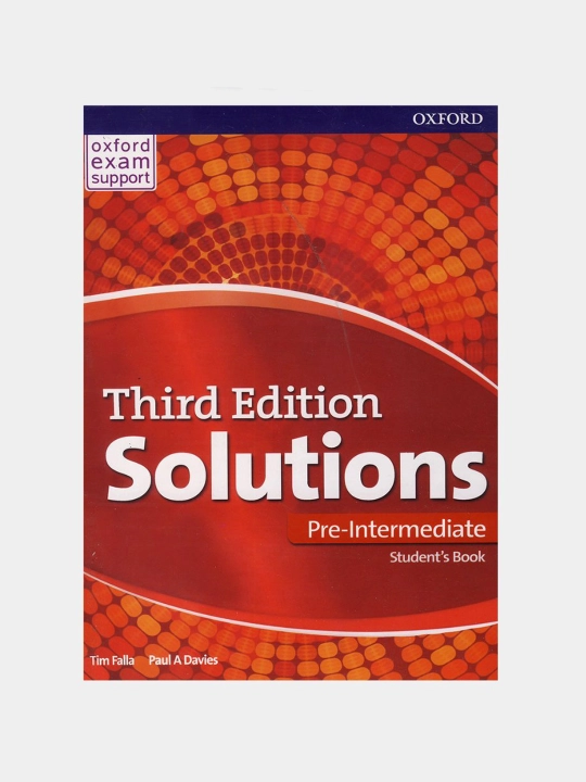 Solutions 3d Edition Pre-Intermediate StudentBook with WorkBook