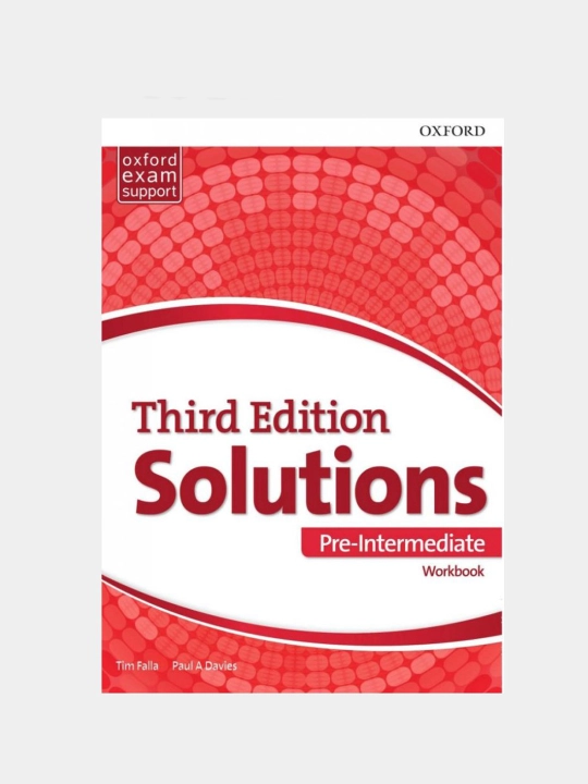 Solutions 3d Edition Pre-Intermediate StudentBook with WorkBook