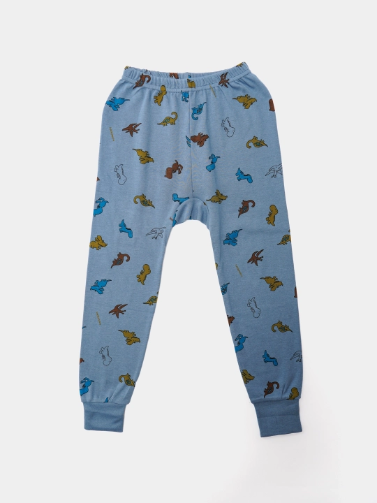 Пижама детская, хлопковая, со штанами, для мальчика, Elankids