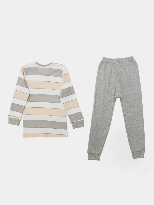 Пижама детская, хлопковая, со штанами, для мальчика, Elankids