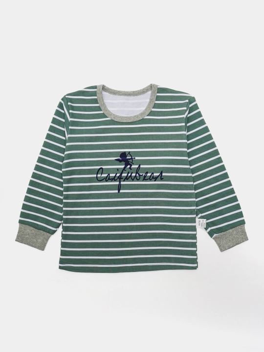 Пижама детская, хлопковая, со штанами, для мальчика, Elankids