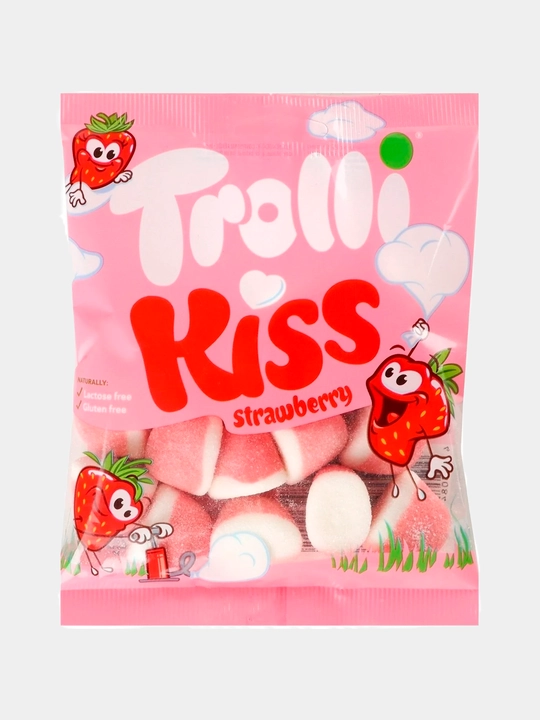 Marmelad "TROLLI" Strawberry kiss, 80 g