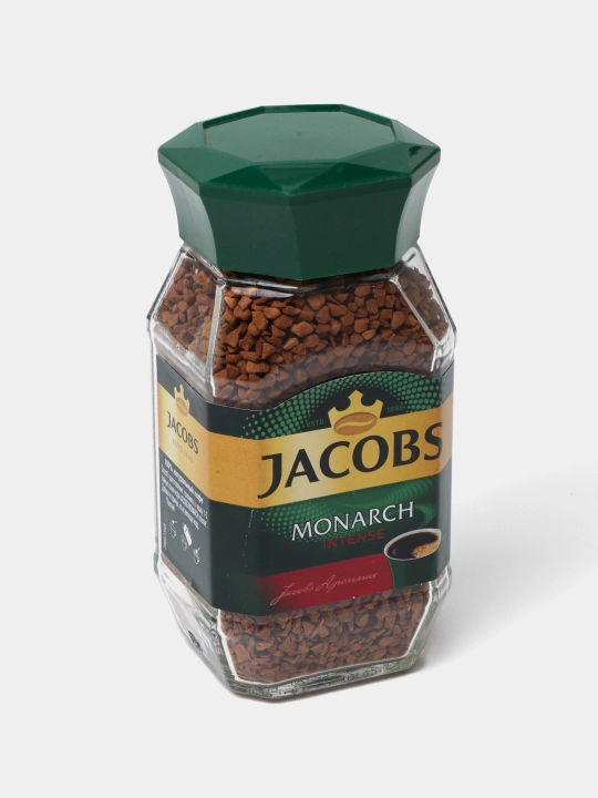 Кофе растворимый Jacobs Monarch Intense, стеклянная банка, 47.5 г