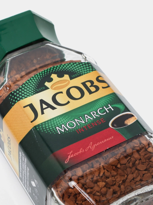 Кофе растворимый Jacobs Monarch Intense, стеклянная банка, 47.5 г