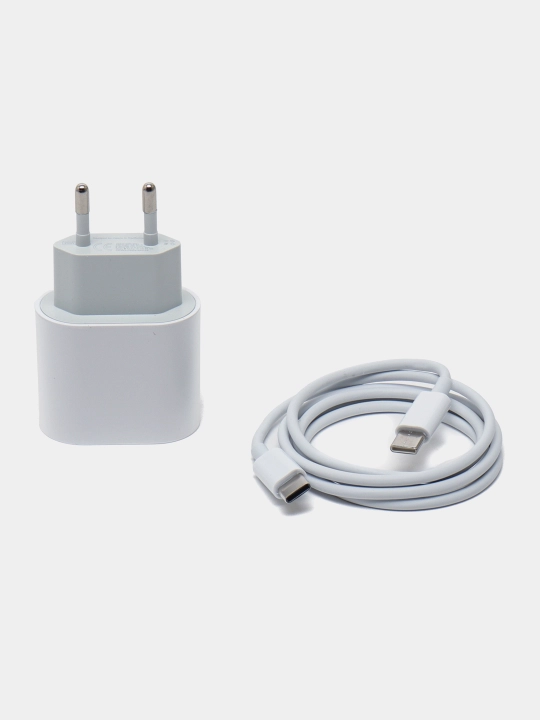 Зарядка для iPhone и Android, зарядное устройство, блок 20W, кабель Type-C Type-C