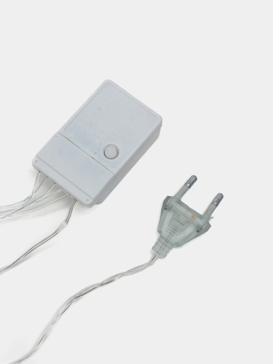 Гирлянда штора "Звезда и Луна", Новогодняя, 3.5 м, 138 LED