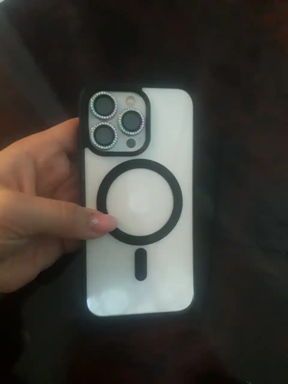 Защитные стекла, со стразами, для камеры iPhone 12, 13, 14 Plus Pro Max, 3 шт