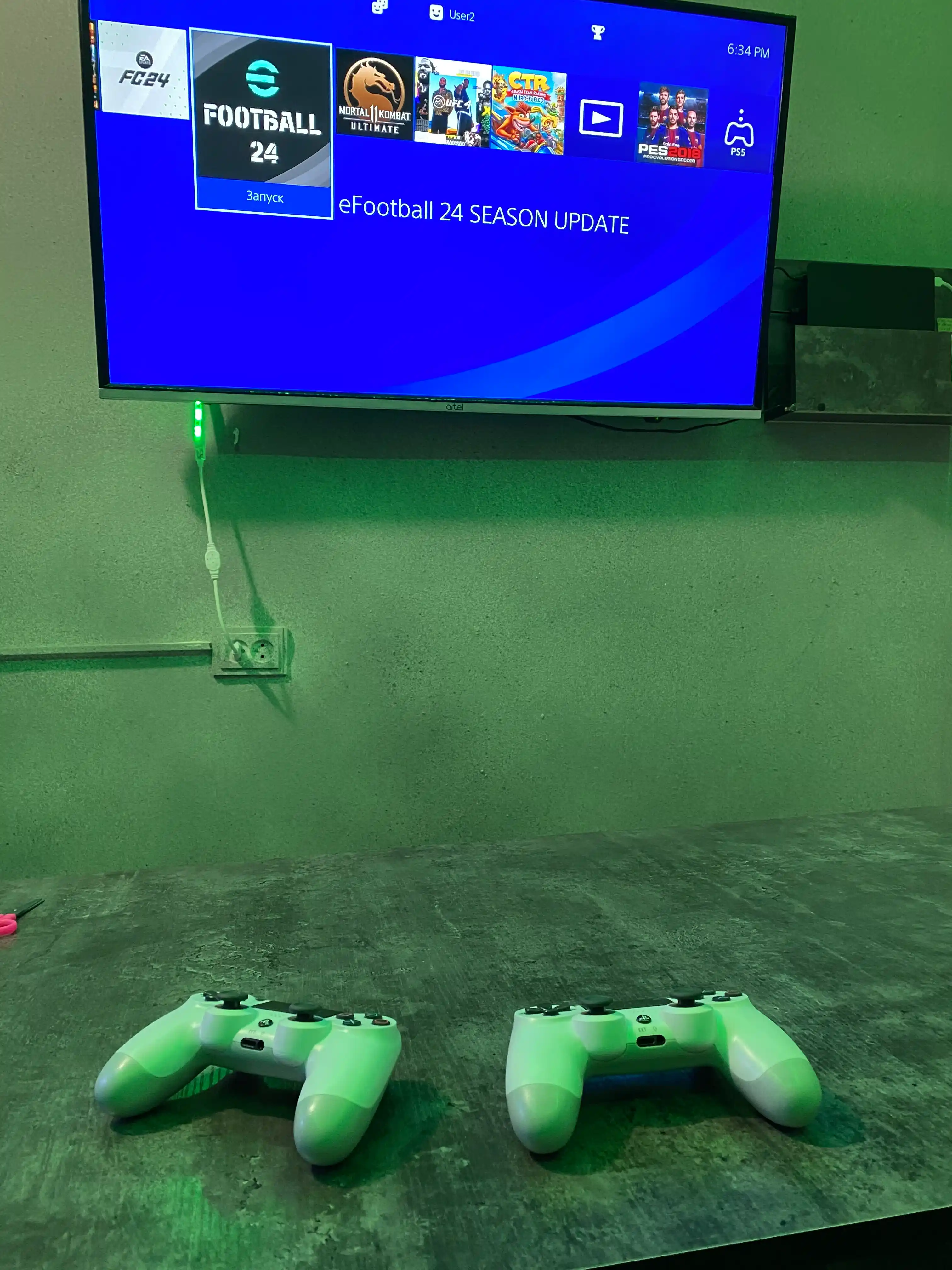 Joystik Dualshock 4 PS4, kompyuter va smartfonlar uchun kontroller