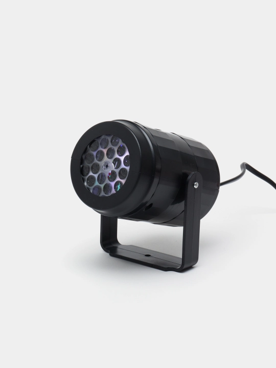 Yangi yil LED LED projektori yangi yil naqshlari bilan RGB projektori