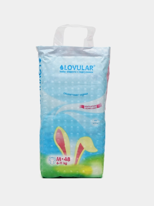 Tagliklar Lovular Quyosh seriyali 3 M, 6-11 kg, 48 dona