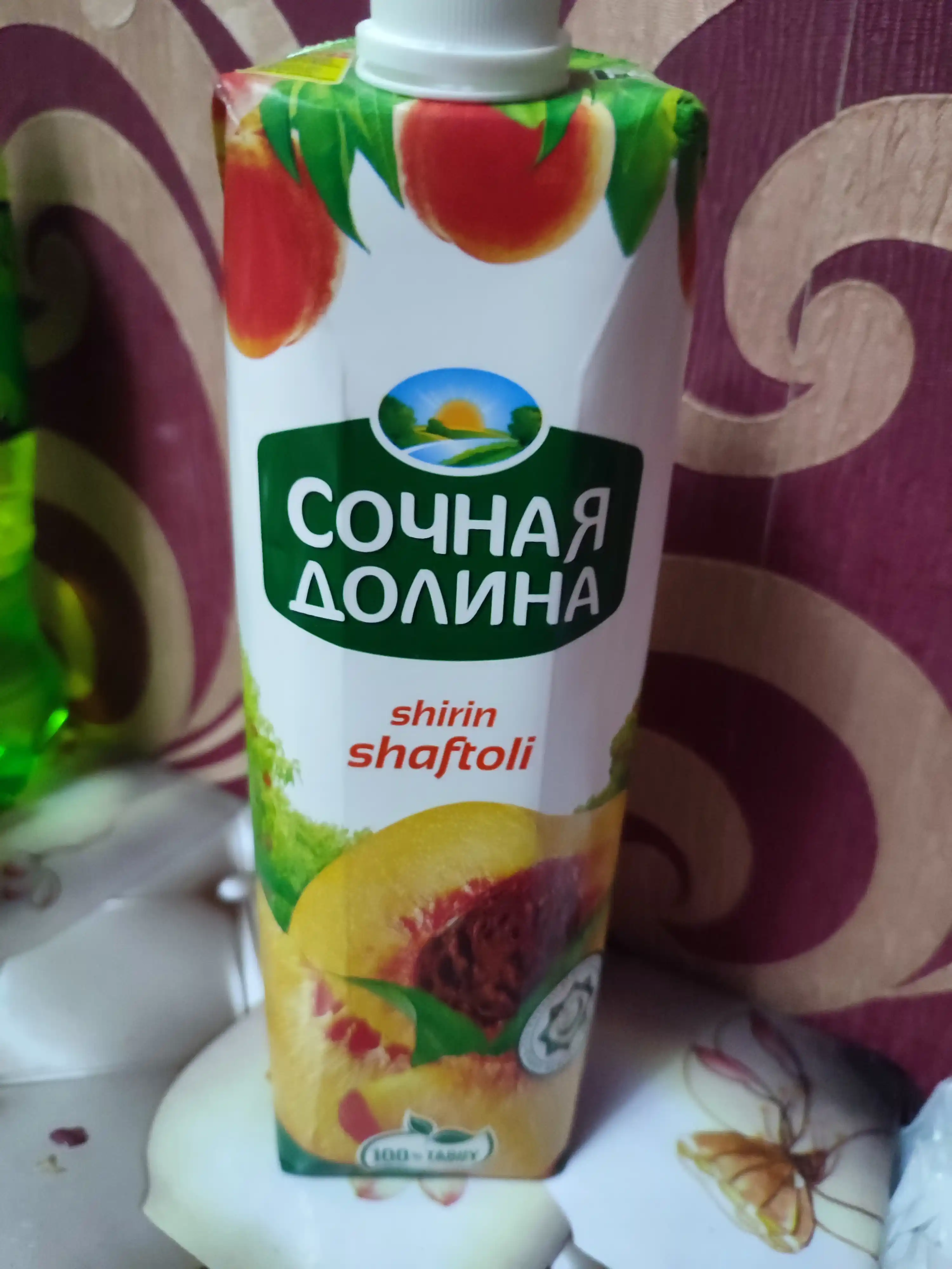 Сок Сочная Долина Персик, 1 л
