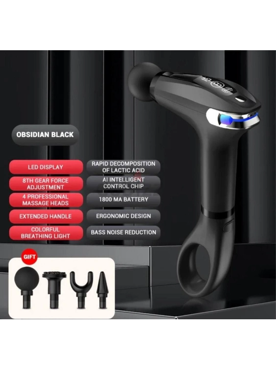 Fascial Gun Pro Massajer 4ta nasadkasi bor 9ta tezlik bor