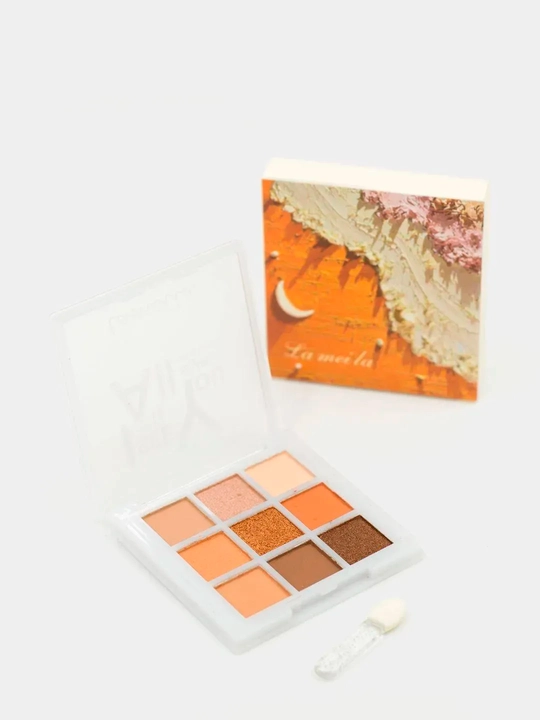 Тени для век, матовые и блестящие, 9 цветов - 