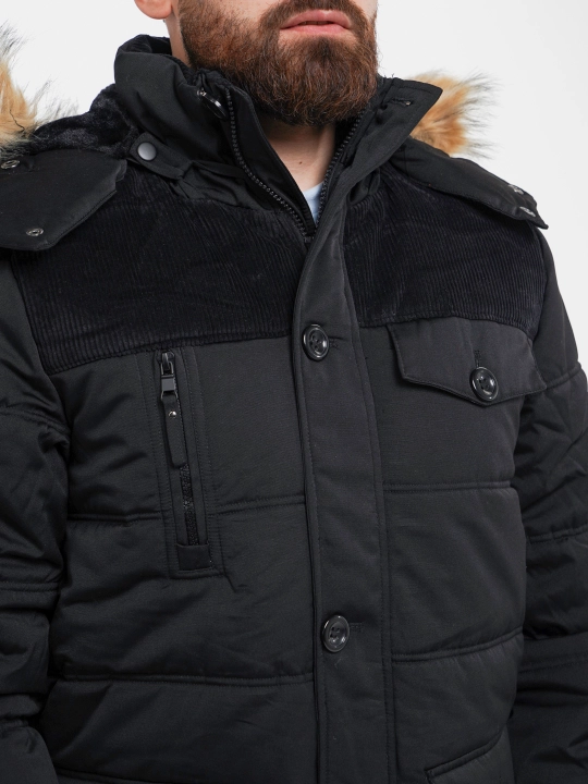 Куртка для мужчин, зимняя, Alaska Menschwear, с мехом, до -20°С