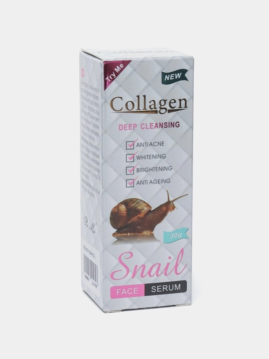 Baza makiyaj uchun Collagen Snail, yoshartiruvchi, qarishga qarshi kollagenli asos