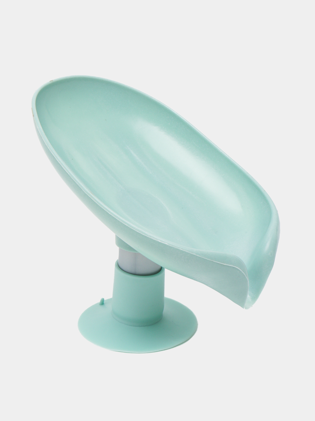 Мыльница Лепесток на присоске со сливом, пластиковая, удобная купить по ...