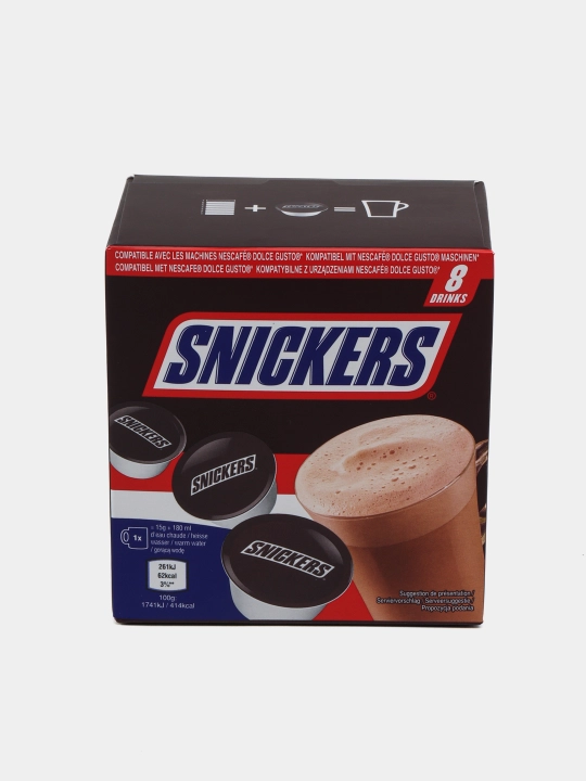 Issiq shokolad Nescafe Dolce Gusto Snickers kapsulalarda, 120 g