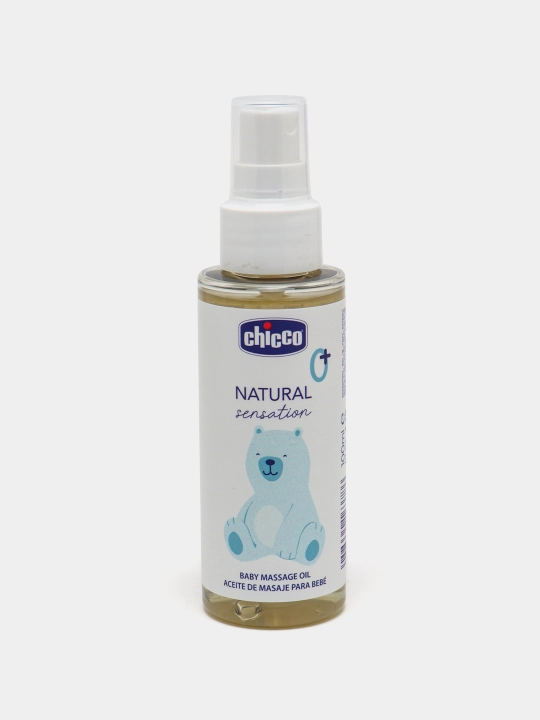 Массажное масло Chicco Natural Sensation, 0 м+ 100 мл - 