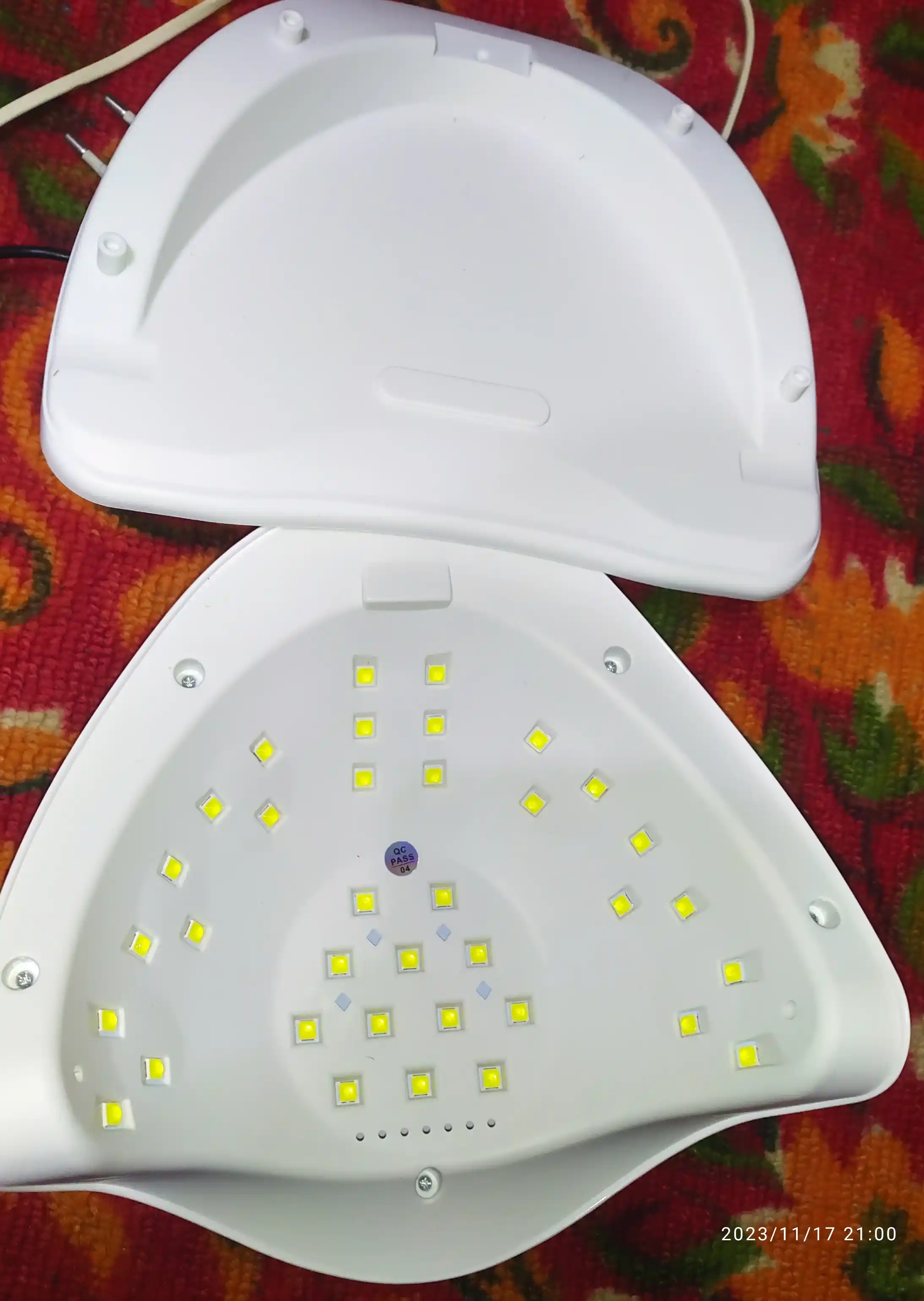 Лампа для маникюра и педикюра, аппарат для ногтей, гибридная UV/LED, 120 Вт