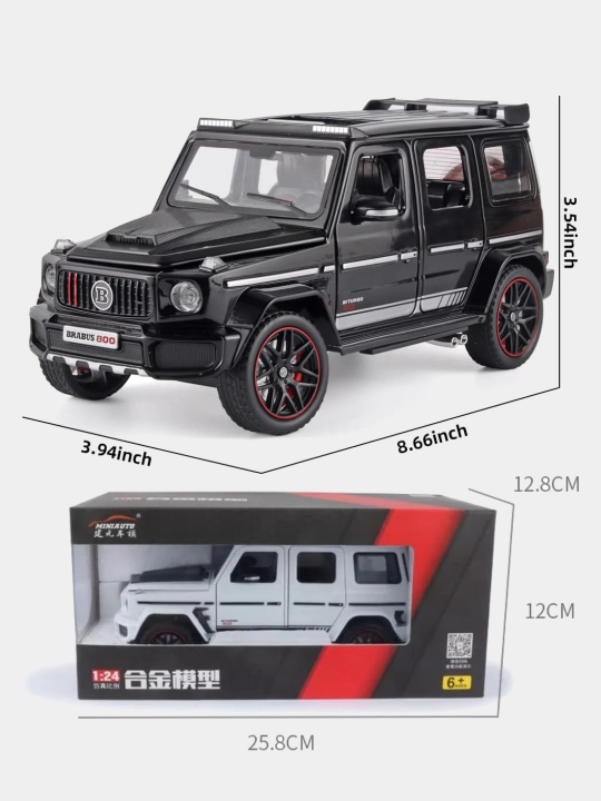Металлическая машинка Mercedes-Benz G-Brabus G800 1:24