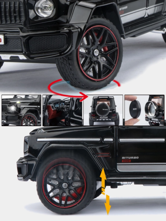 Металлическая машинка Mercedes-Benz G-Brabus G800 1:24
