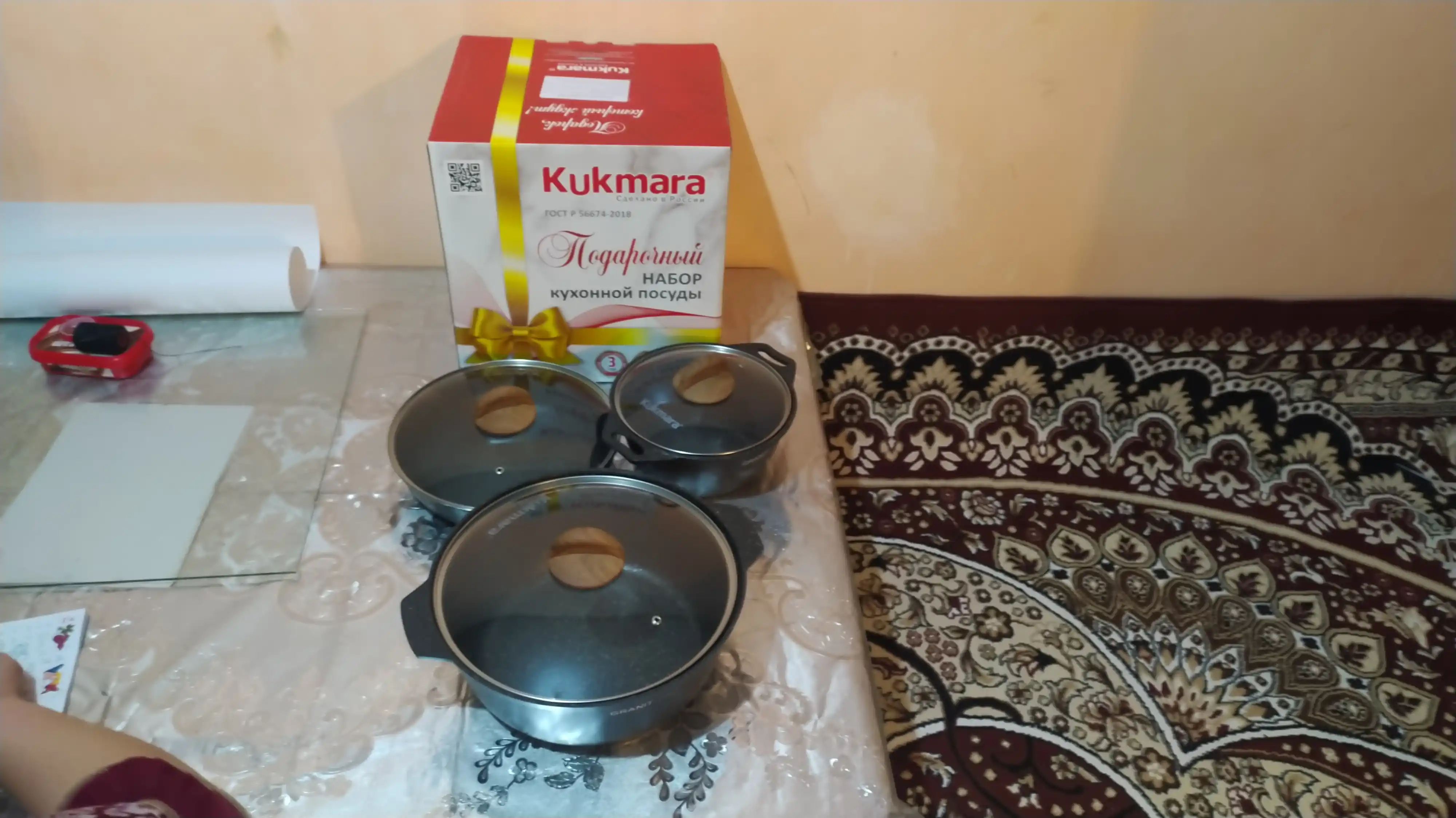 Sovg'a to'plami oshxona anjomlari Kukmara Granit Ultra 19
