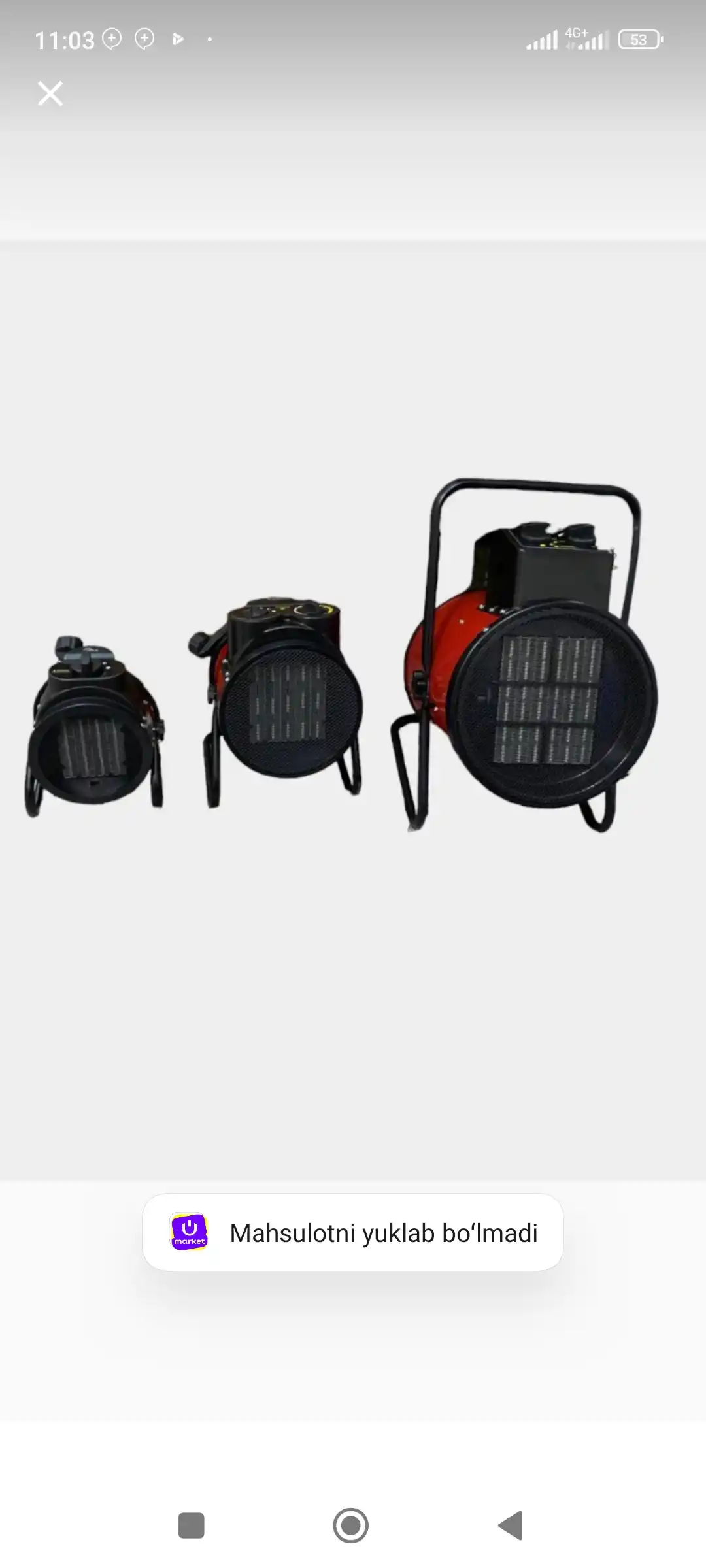 Elektr issiqlik pushkasi, 5000W, 3000W, 2000W, isitgich
