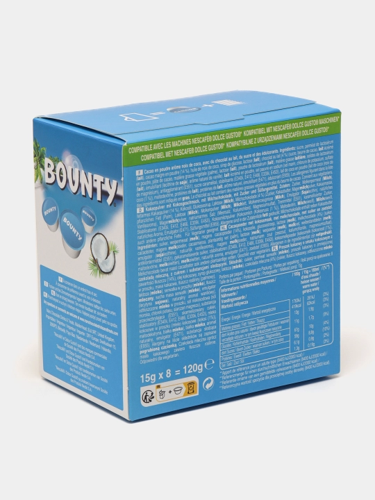 Горячий шоколад Nescafe Dolce Gusto Bounty, 120 г