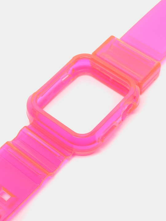 Ремешок для Apple Watch, браслет силиконовый, прозрачный, 38 / 40 / 41 / 42 / 44 45 49 мм