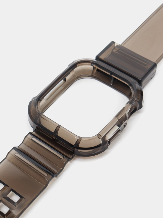 Ремешок для Apple Watch, браслет силиконовый, прозрачный, 38 / 40 / 41 / 42 / 44 45 49 мм