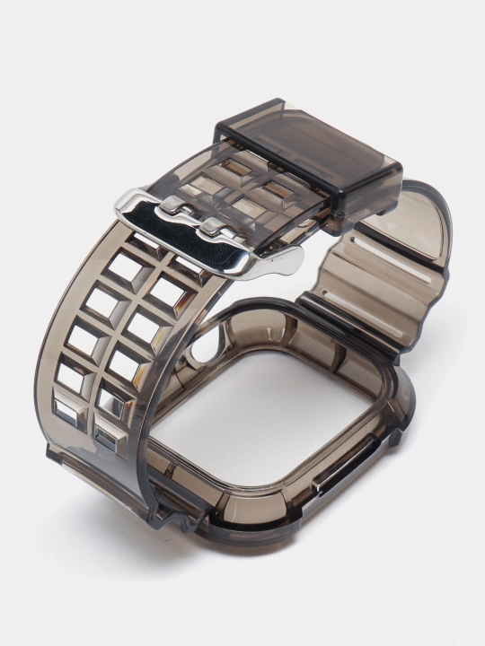 Ремешок для Apple Watch, браслет силиконовый, прозрачный, 38 / 40 / 41 / 42 / 44 45 49 мм