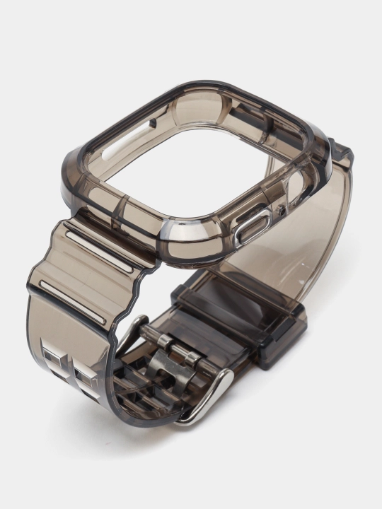 Ремешок для Apple Watch, браслет силиконовый, прозрачный, 38 / 40 / 41 / 42 / 44 45 49 мм