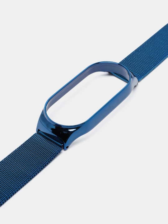 Ремешок для Xiaomi Mi Band 3/4/5/6/7/8, металлический, миланская петля