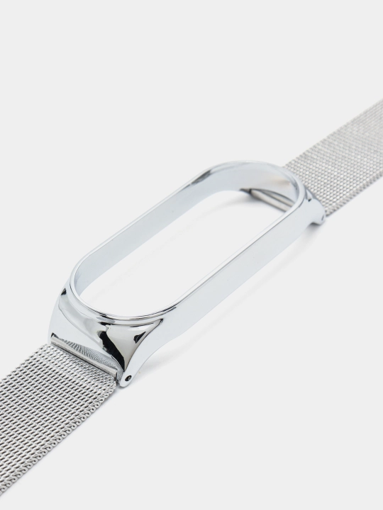 Ремешок для Xiaomi Mi Band 3/4/5/6/7/8, металлический, миланская петля