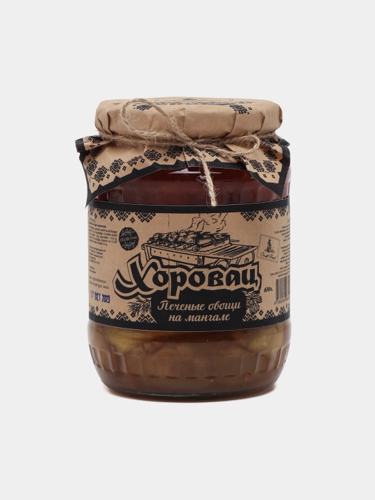 Хоровац от Craft Food Печеные овощи на мангале  в стеклянной банке, 670 г - 