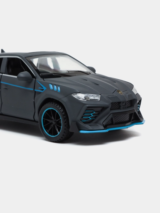 O'yinchoq mashinasi Lamborhgini Urus, metall, faralar yonadi, eshiklar ochiladi